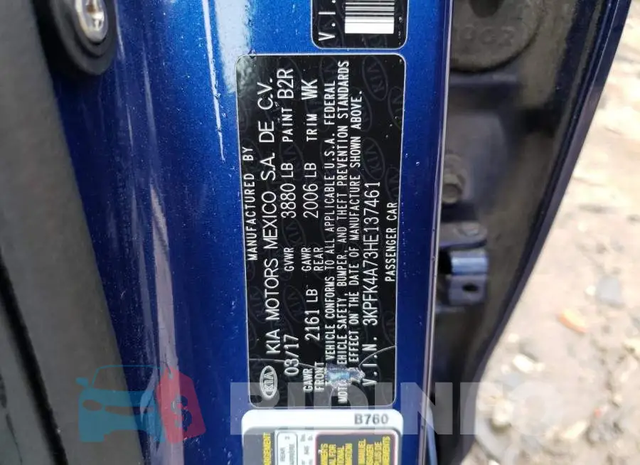 3KPFK4A73HE137461 Photo# 12
