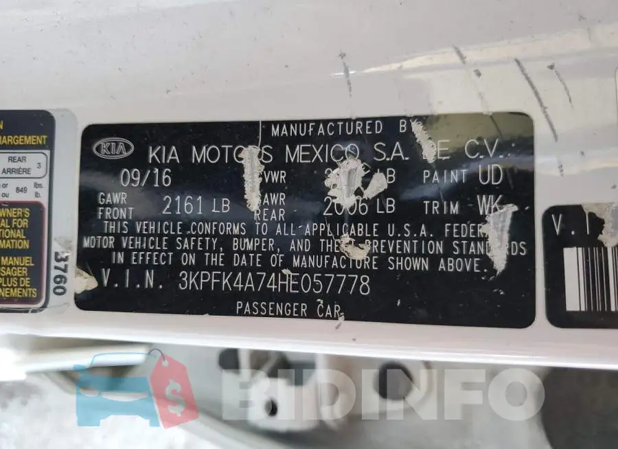3KPFK4A74HE057778 Photo# 12