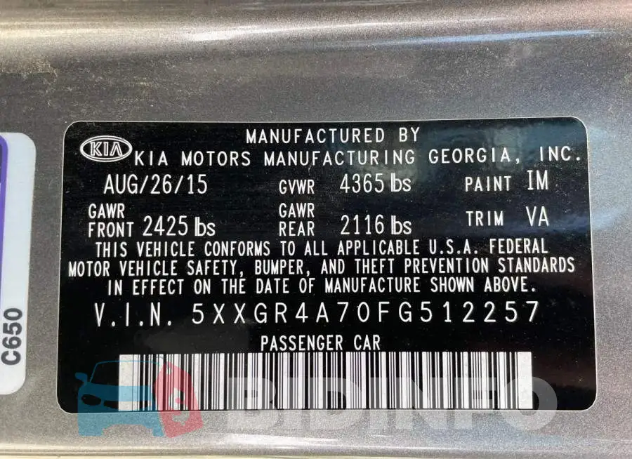 5XXGR4A70FG512257 Photo# 10