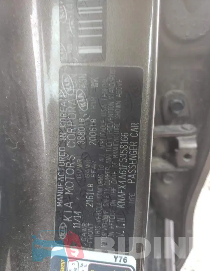 KNAFX4A61F5358166 Photo# 12