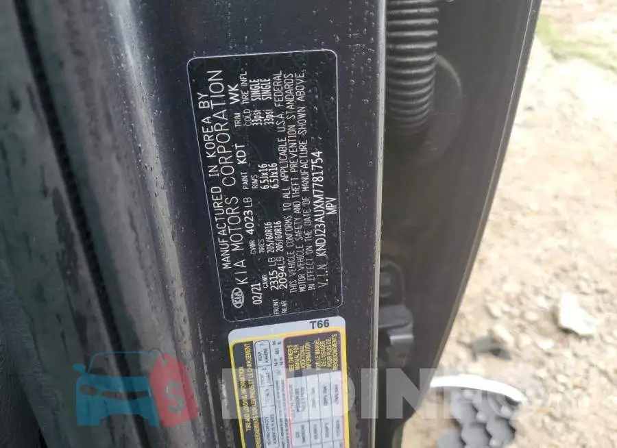 KNDJ23AUXM7781754 Photo# 12