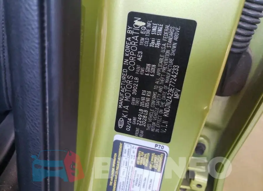 KNDJN2A23E7724233 Photo# 13