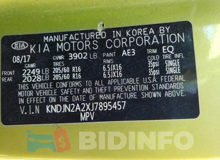 KNDJN2A2XJ7895457 Photo# 12