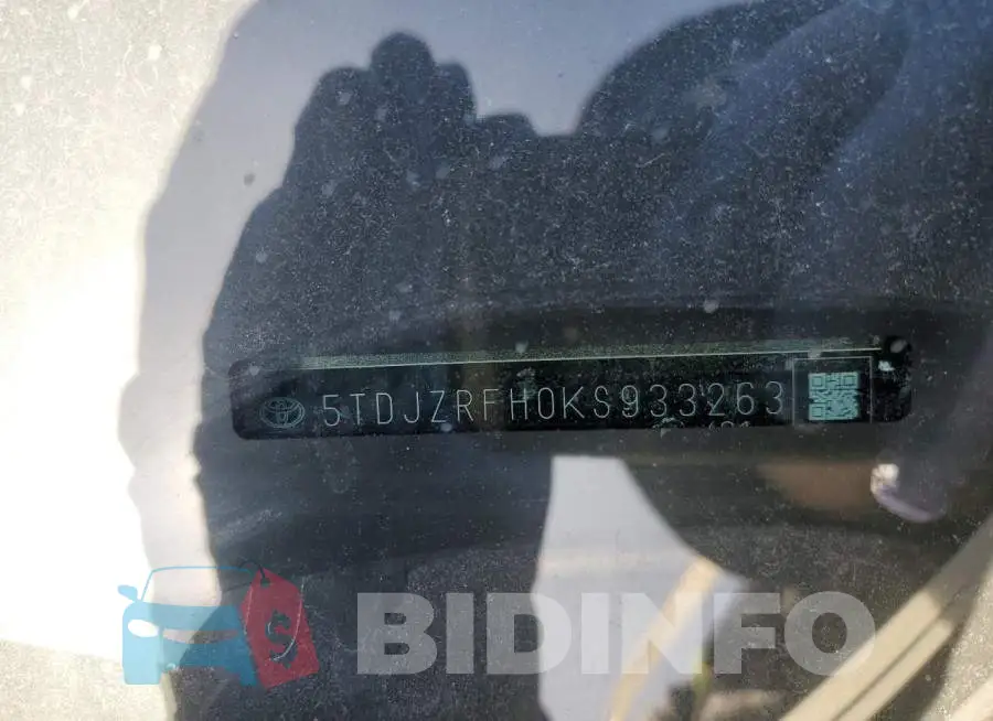 5TDJZRFH0KS933263 Photo# 13