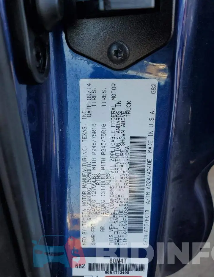 5TFTX4GN4FX038820 Photo# 12