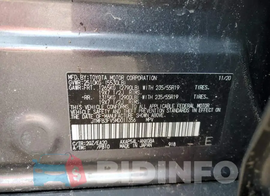 JTMFB3FV5MD011356 Photo# 12