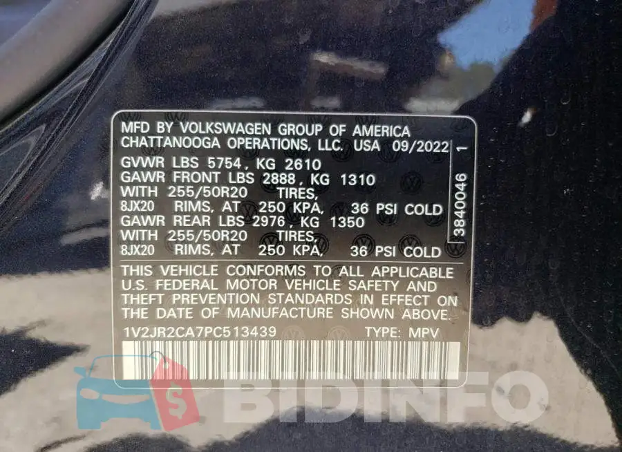 1V2JR2CA7PC513439 Photo# 13