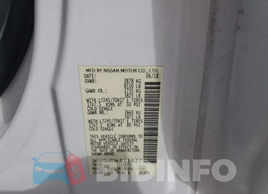 1N6BF0KM9JN811627 Photo# 12