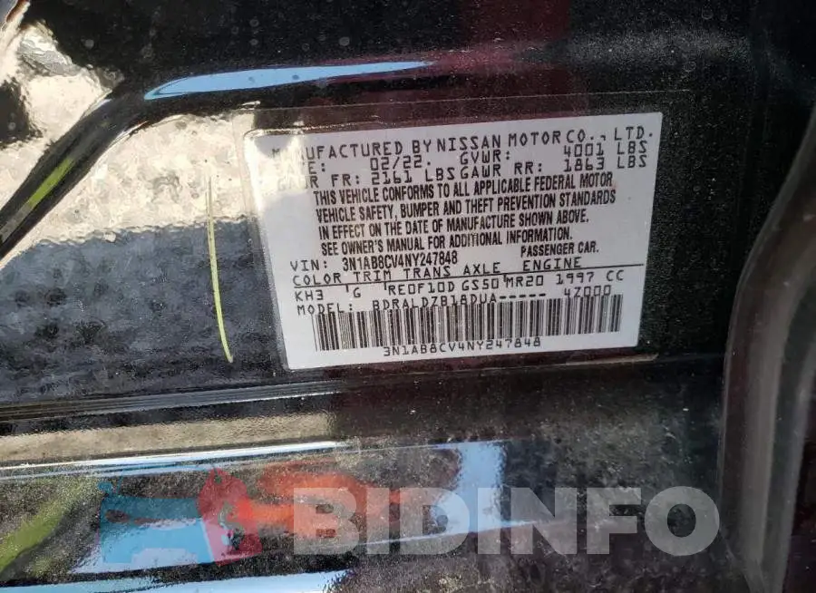 3N1AB8CV4NY247848 Photo# 12