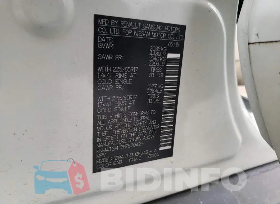 KNMAT2MT7FP570427 Photo# 12