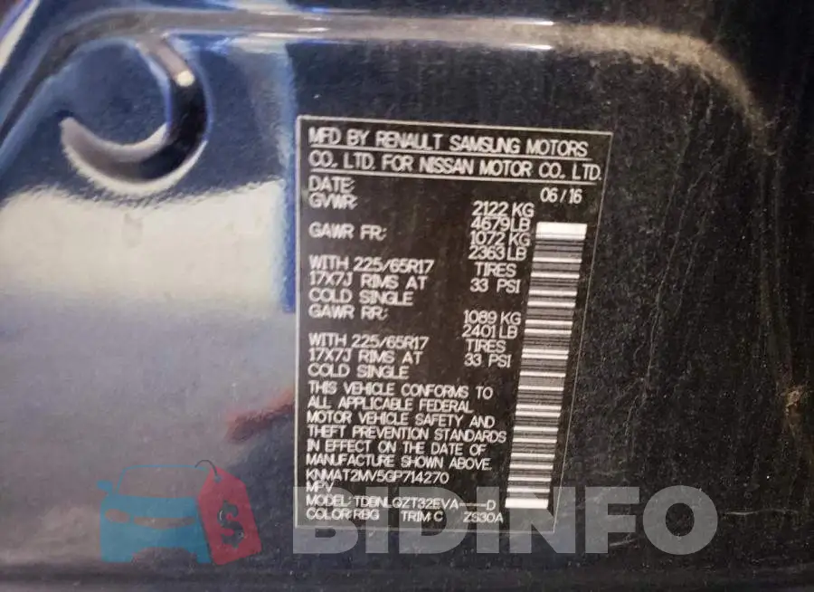 KNMAT2MV5GP714270 Photo# 14