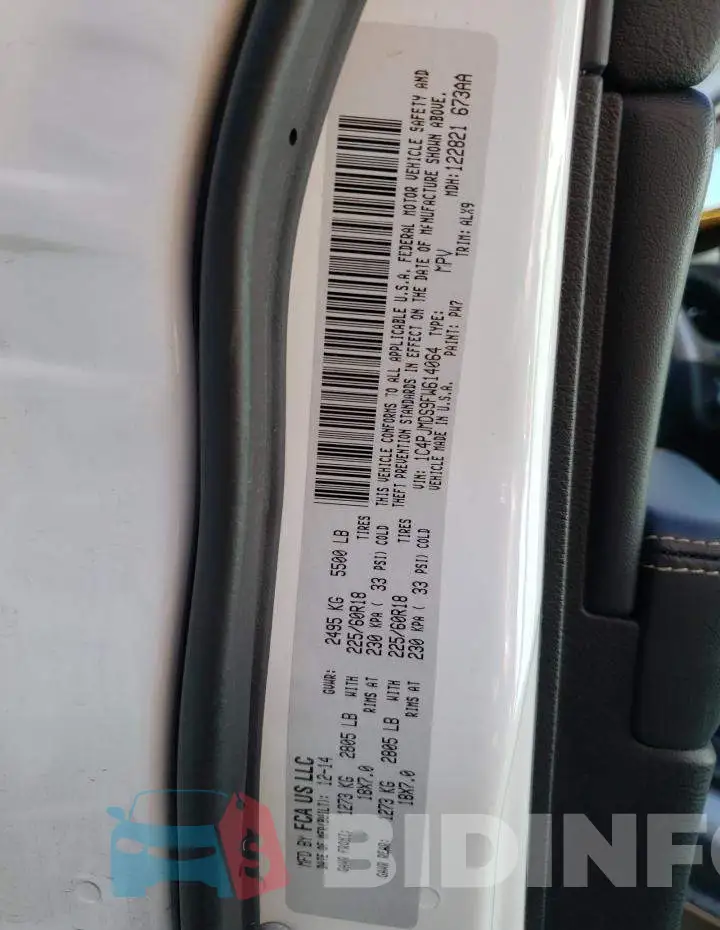 1C4PJMDS9FW614064 Photo# 14