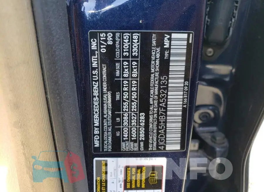4JGDA5HB7FA532135 Photo# 13