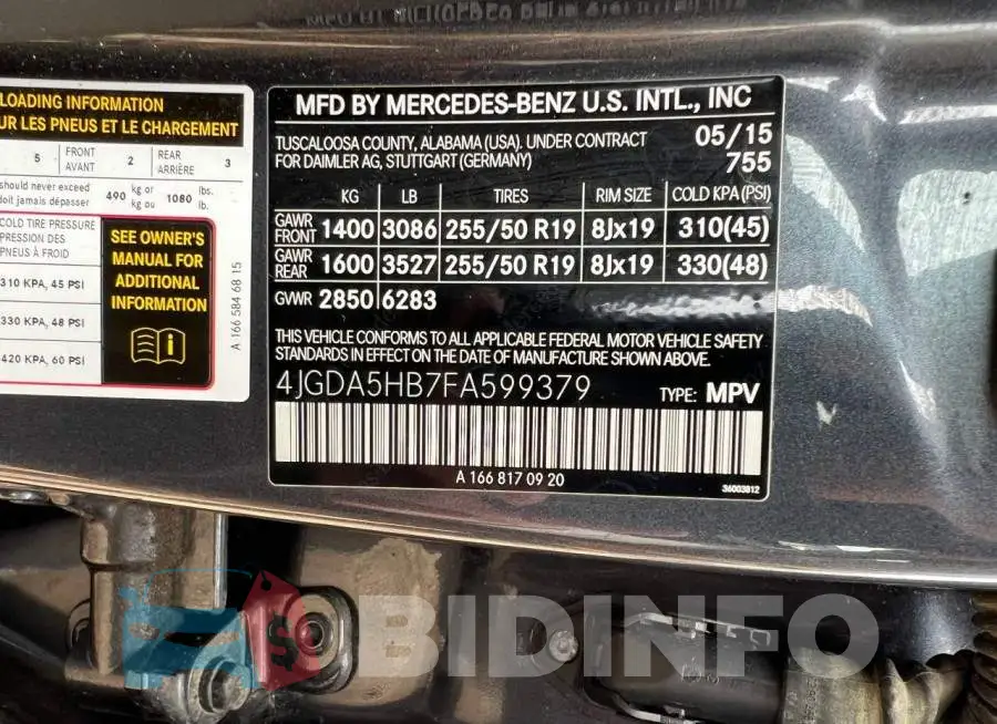 4JGDA5HB7FA599379 Photo# 10
