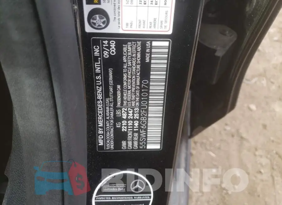 55SWF6GB2FU010170 Photo# 12