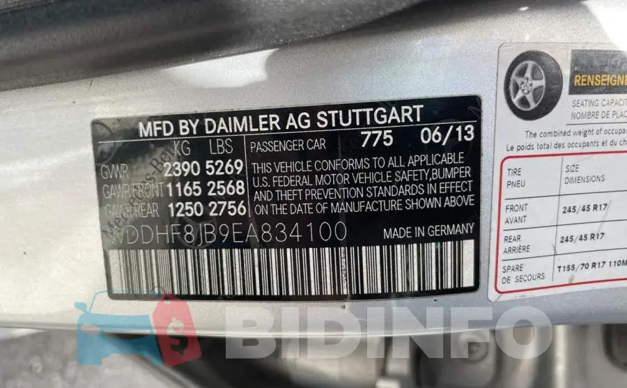 WDDHF8JB9EA834100 Photo# 10