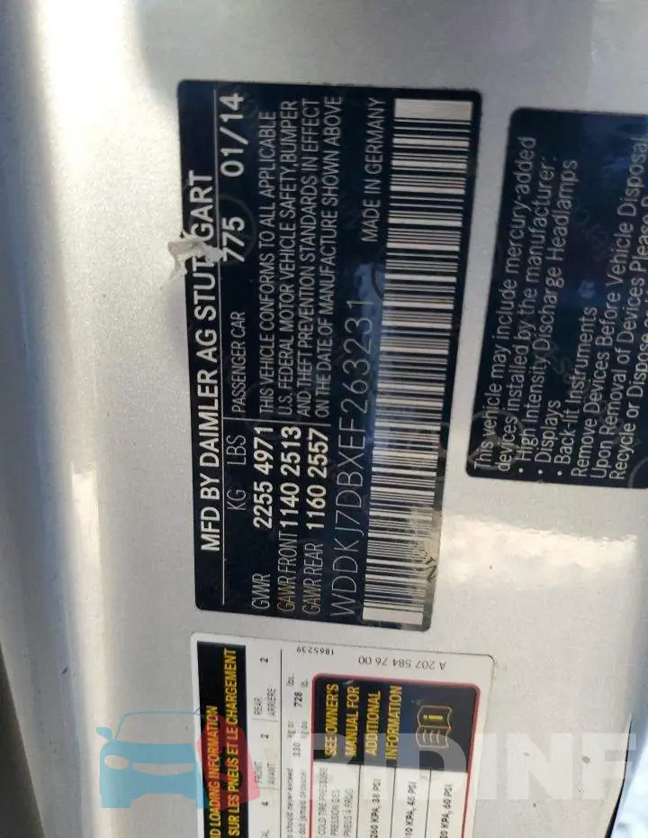 WDDKJ7DBXEF263231 Photo# 12
