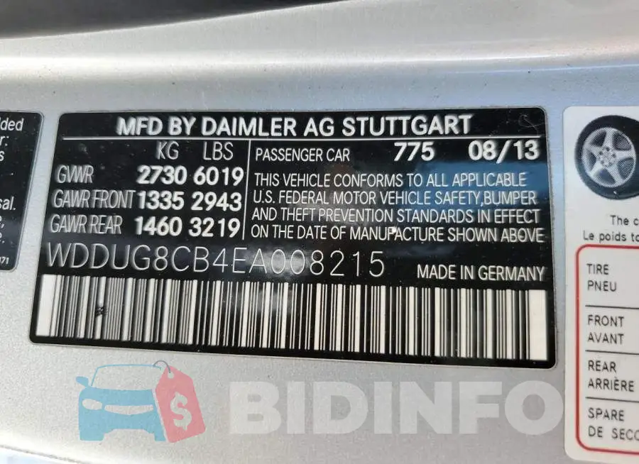 WDDUG8CB4EA008215 Photo# 12