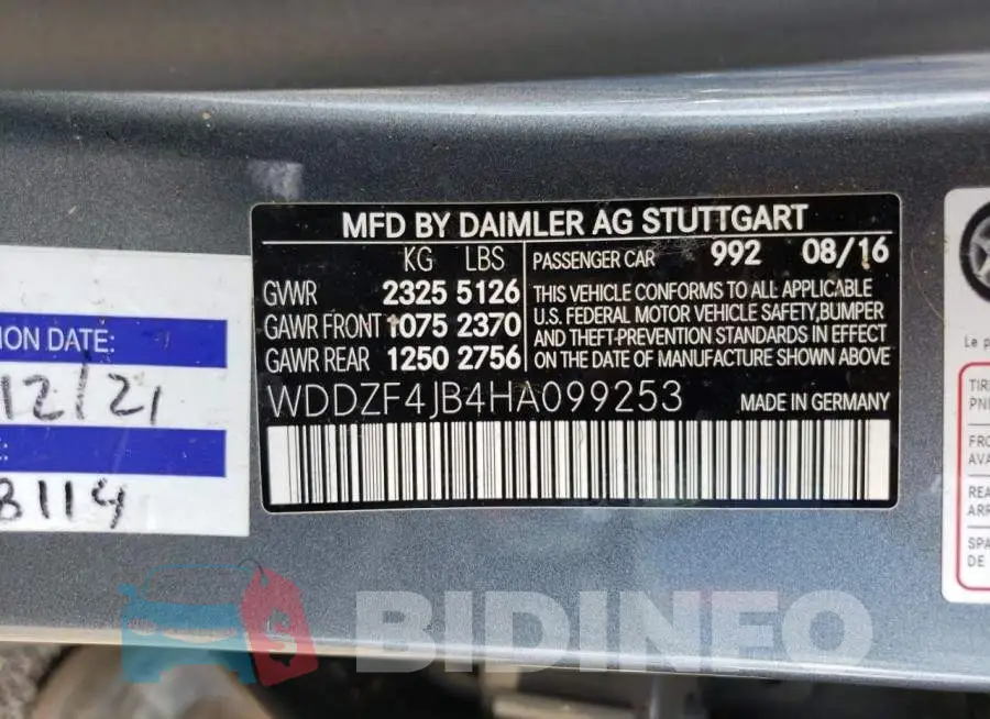 WDDZF4JB4HA099253 Photo# 13