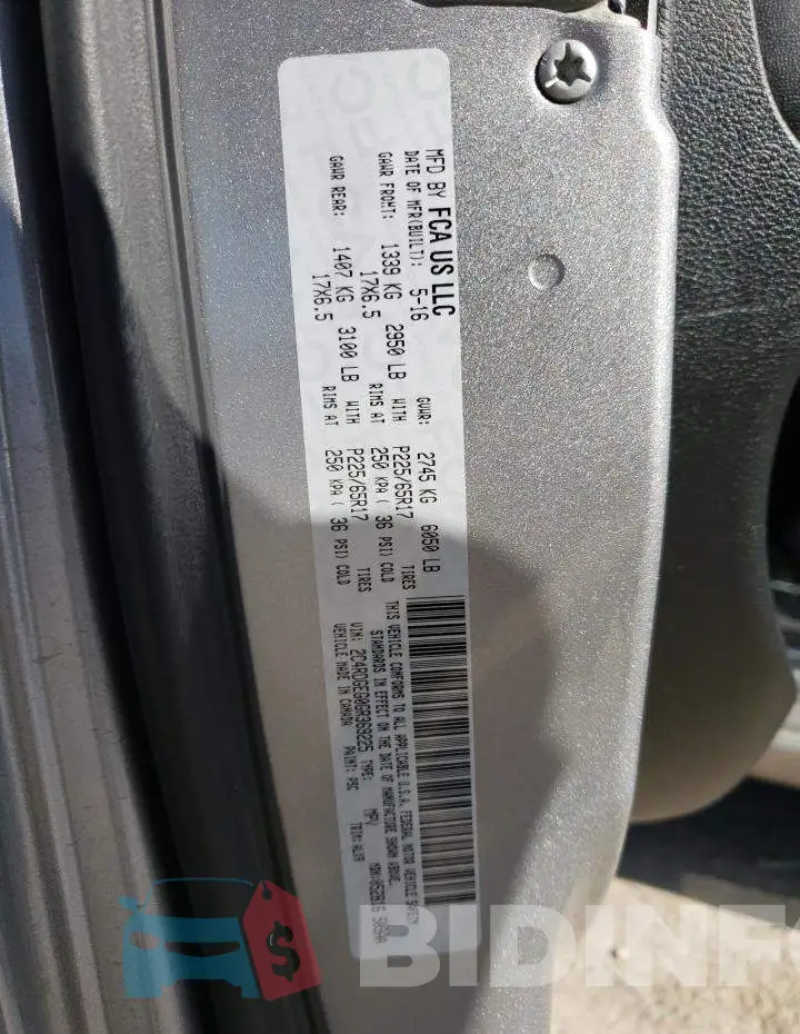 2C4RDGEG0GR369225 Photo# 10