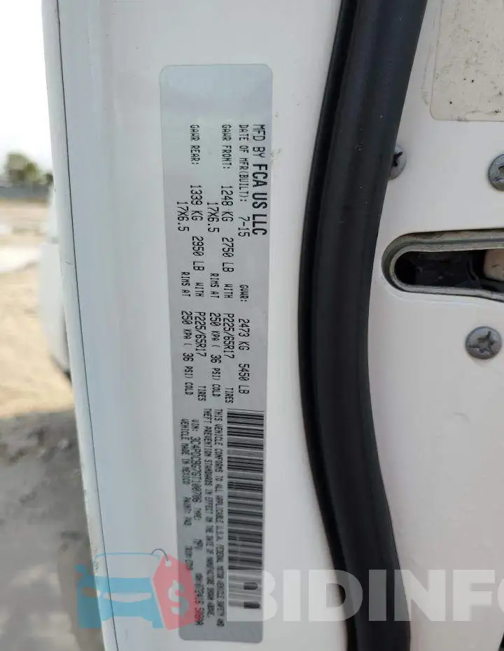 3C4PDCBG7GT100706 Photo# 13