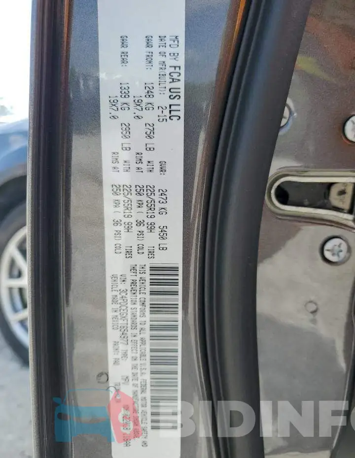 3C4PDCEGXFT654977 Photo# 13