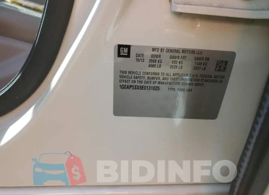 1G6AP5SX8E0131825 Photo# 12
