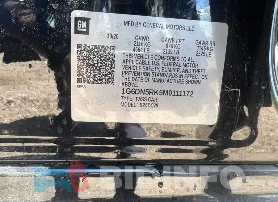 1G6DN5RK5M0111172 Photo# 10