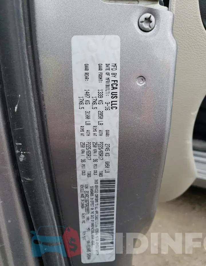 2C4RC1BG7GR299971 Photo# 13