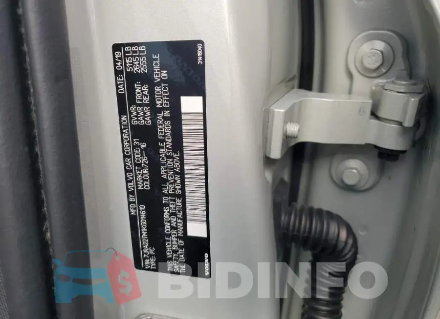 7JRA22TM1KG014610 Photo# 13