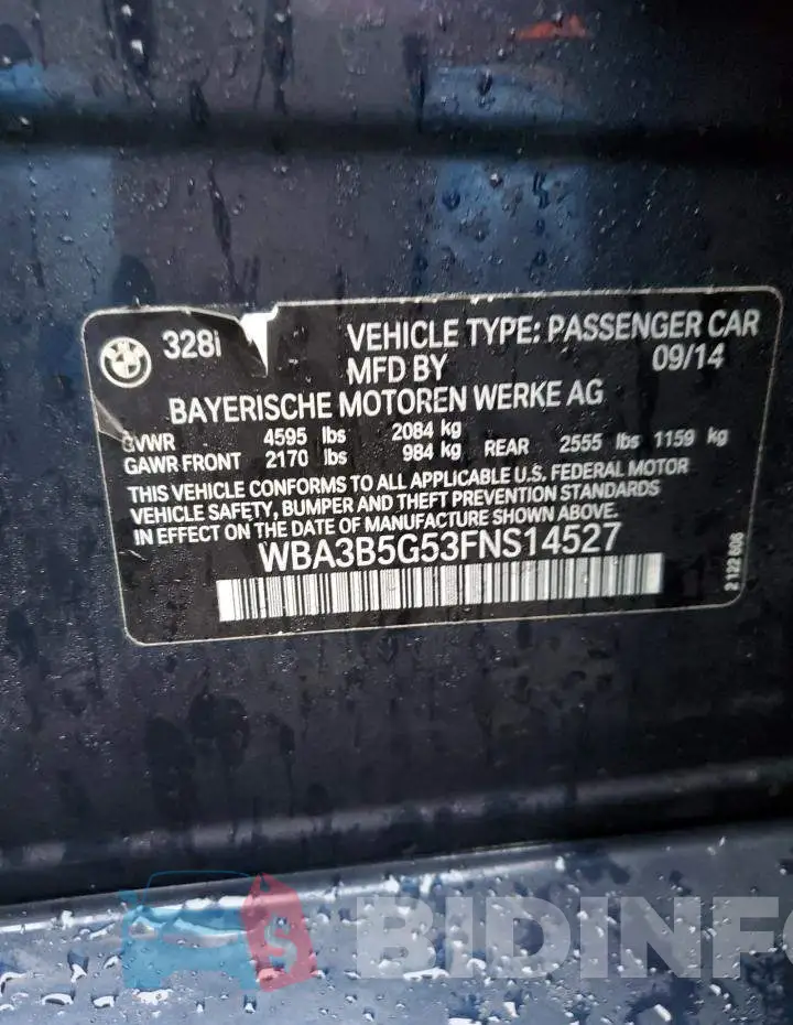 WBA3B5G53FNS14527 Photo# 12