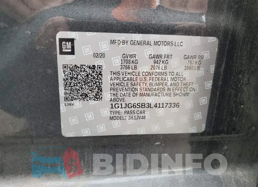 1G1JG6SB3L4117336 Photo# 13