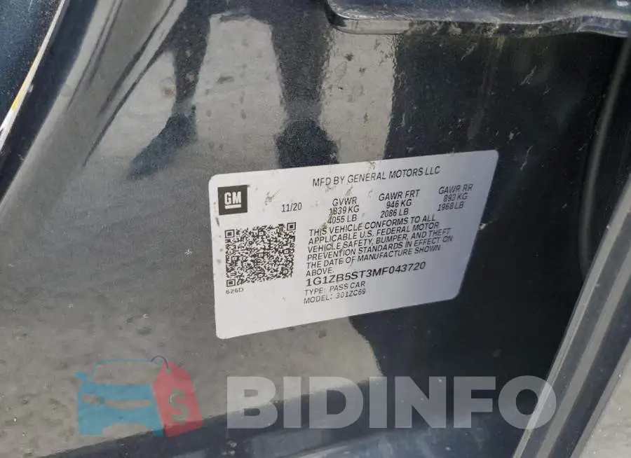 1G1ZB5ST3MF043720 Photo# 12