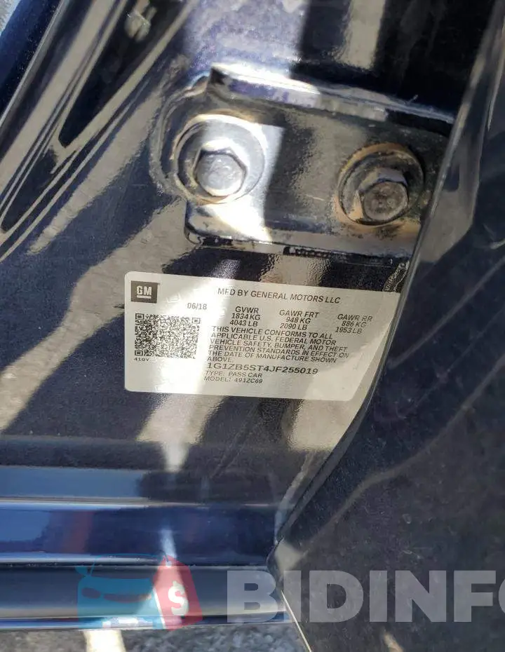 1G1ZB5ST4JF255019 Photo# 12