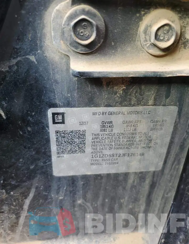 1G1ZD5ST2JF176149 Photo# 12