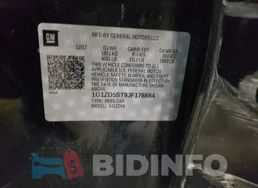 1G1ZD5ST9JF178884 Photo# 12