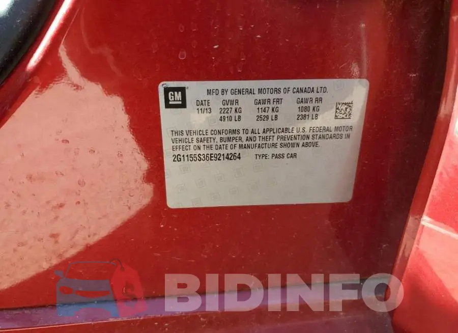 2G1155S36E9214264 Photo# 12