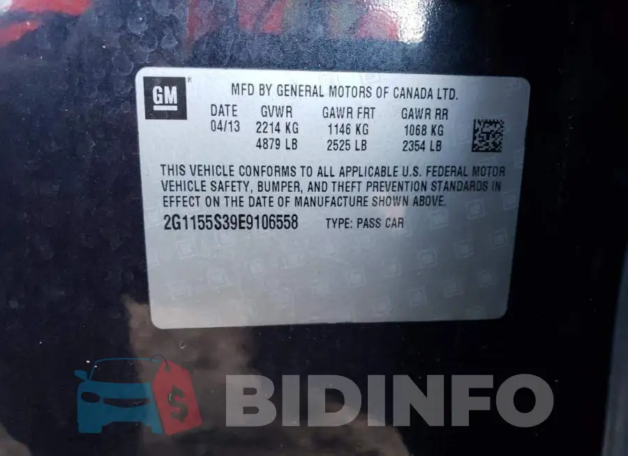 2G1155S39E9106558 Photo# 12