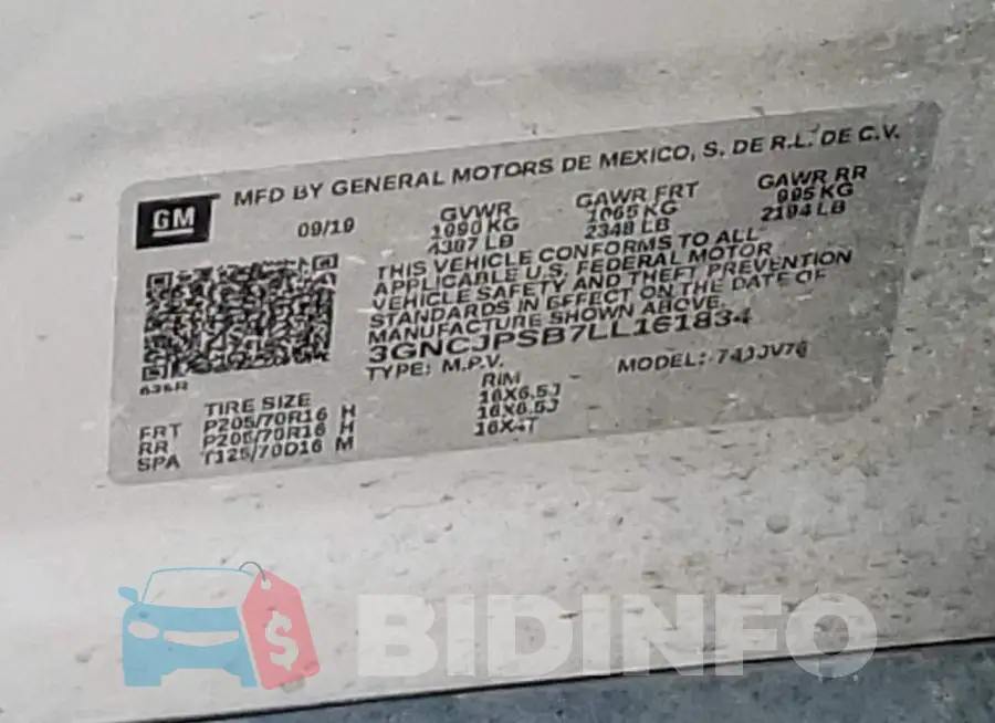 3GNCJPSB7LL161834 Photo# 12