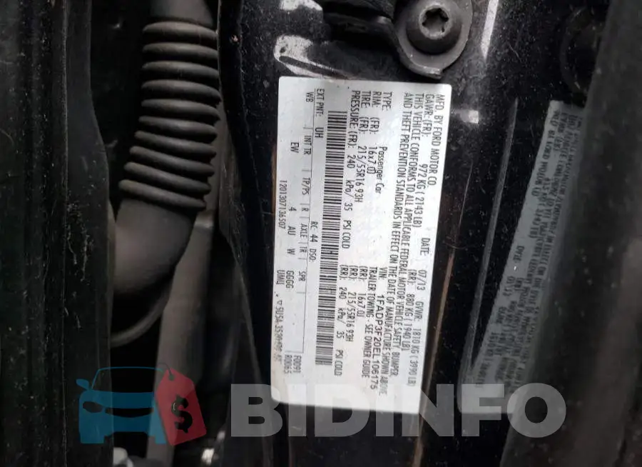 1FADP3F20EL106175 Photo# 12