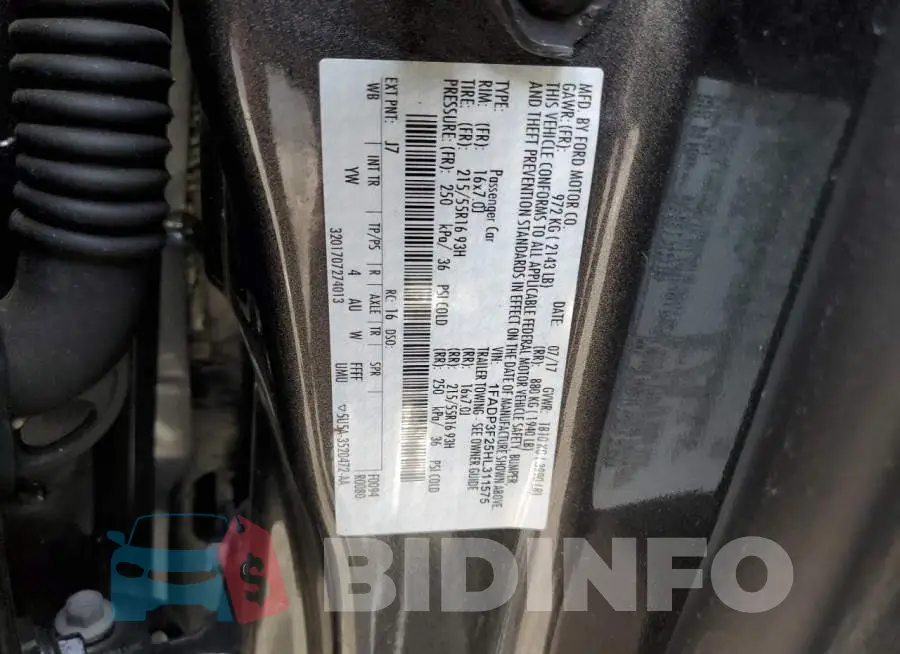 1FADP3F25HL311575 Photo# 13