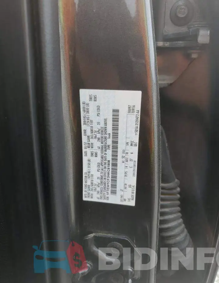 1FTEW1CF3HKC61908 Photo# 12