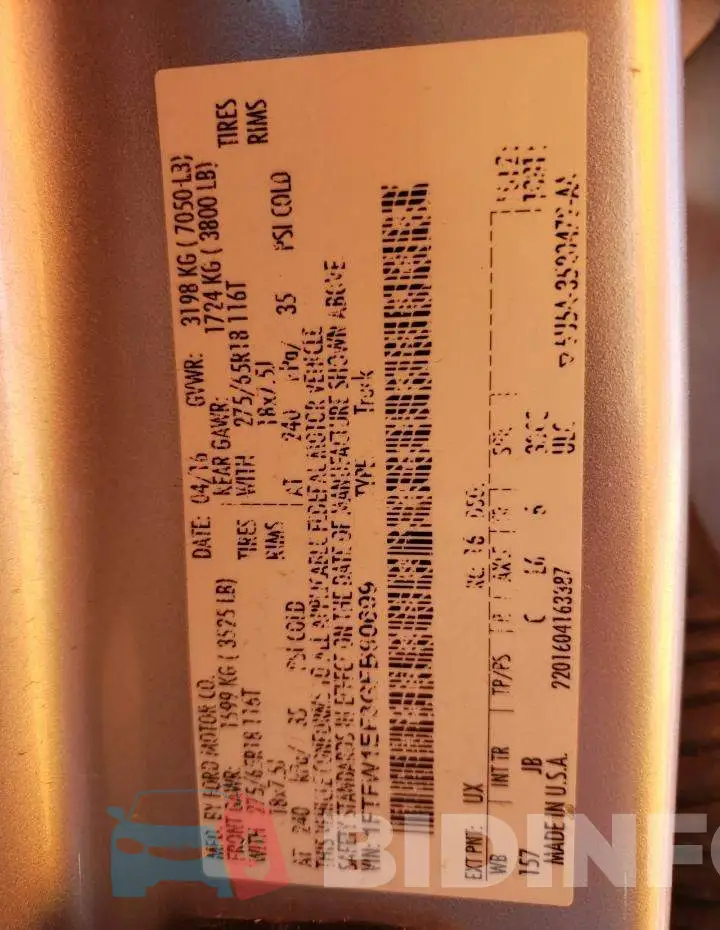 1FTFW1EF3GFB90699 Photo# 12