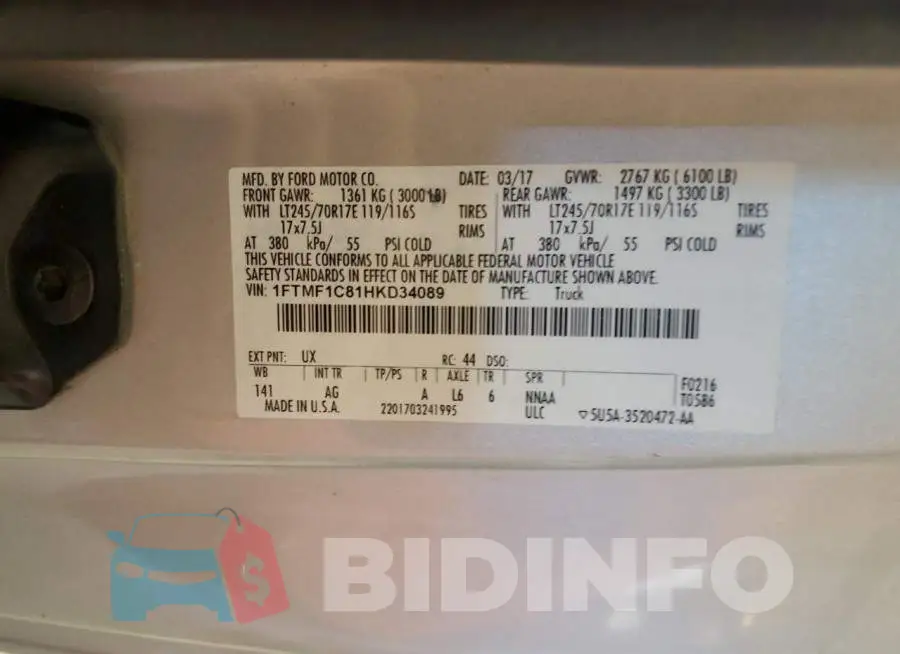 1FTMF1C81HKD34089 Photo# 12