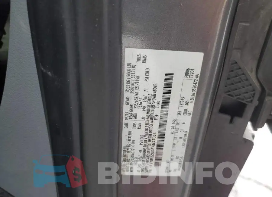 1FTNR2ZG3FKB27054 Photo# 13