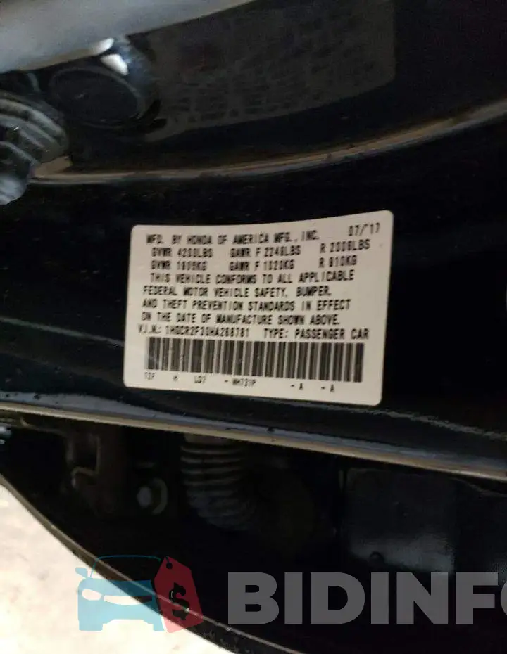 1HGCR2F30HA268781 Photo# 13