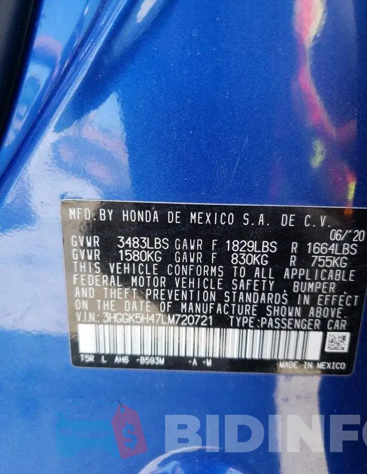3HGGK5H47LM720721 Photo# 12