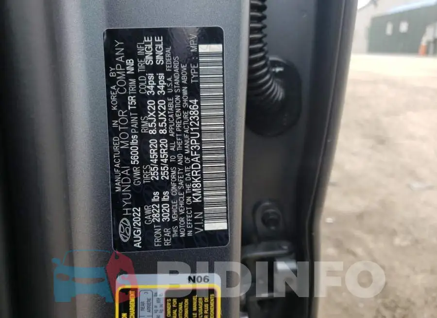 KM8KRDAF3PU123864 Photo# 12