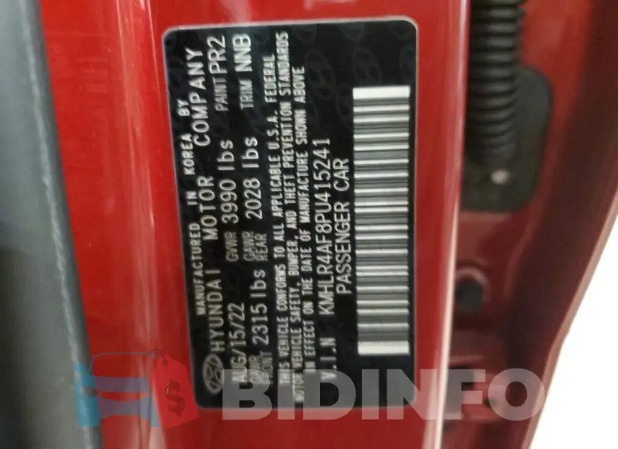 KMHLR4AF8PU415241 Photo# 12