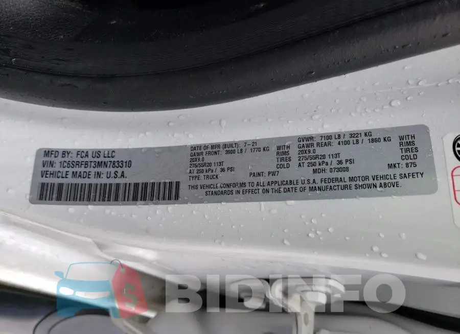1C6SRFBT3MN783310 Photo# 13